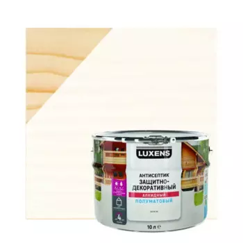 Антисептик Luxens полуматовый белый 10 л