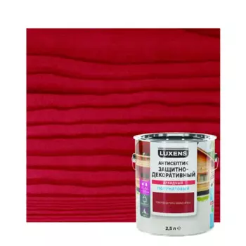 Антисептик Luxens полуматовый красное дерево 2.5 л