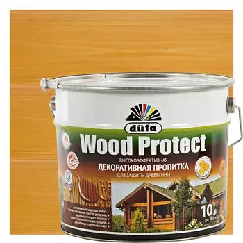 Антисептик Wood Protect цвет сосна 10 л