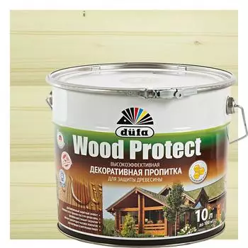 Антисептик Wood Protect прозрачный 10 л
