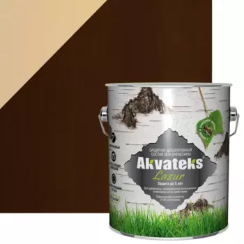 Антисептик защитно-декоративный Akvateks полуглянцевый палисандр 2.7 л