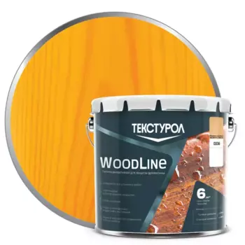 Антисептик защитно-декоративный Текстурол Woodline ДЗС полуглянцевый сосна 3 л