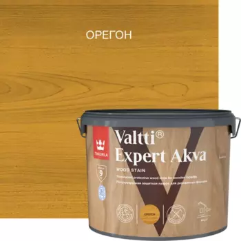 Антисептик защитно-декоративный Tikkurila Valtti Expert Akva полуматовый орегон 9 л