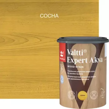 Антисептик защитно-декоративный Tikkurila Valtti Expert Akva сосна полуматовый 0.9 л