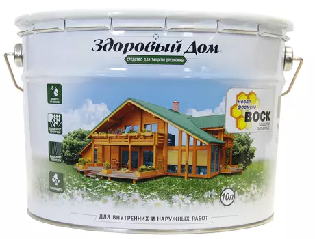 Антисептик Здоровый Дом матовый рябина 10 л