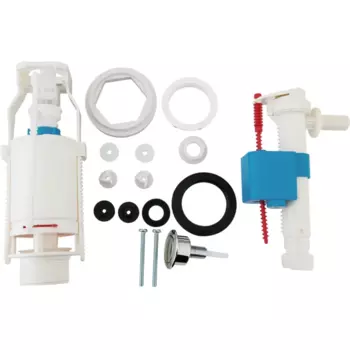 Арматура АНИ Пласт хром пластик боковая подводка