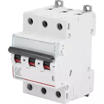 Автоматический выключатель Legrand DX3 3P C25 А 10 кА