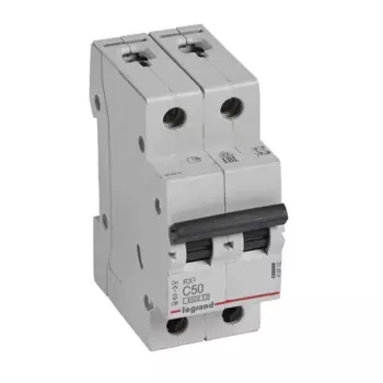 Автоматический выключатель Legrand RX3 2P C50 А 4.5 кА