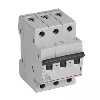 Автоматический выключатель Legrand RX3 3P C20 А 4.5 кА