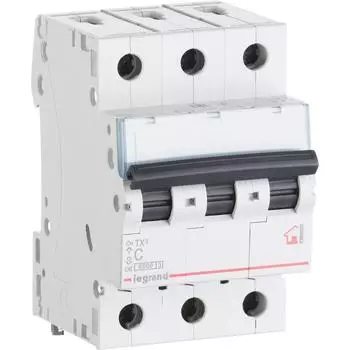 Автоматический выключатель Legrand TX3 3P C63 А 6 кА