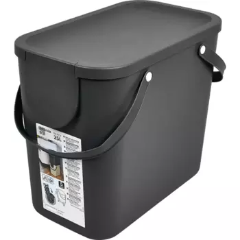 Бак для отходов Delinia 25 л полипропилен цвет серый