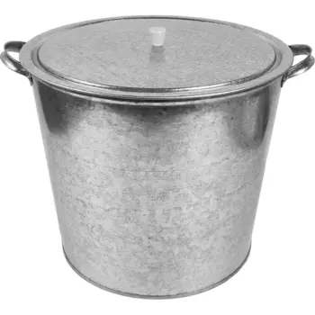 Бак для воды оцинкованный 32 л с крышкой