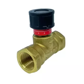 Балансировочный клапан для радиатора прямой Heizen 3/4" латунь