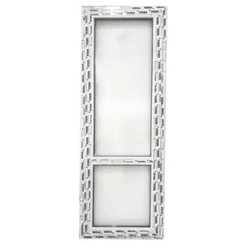 Балконная дверь ПВХ Рехау Blitz 60 одностворчатая 210x70 см (ВхШ) однокамерный стеклопакет белый (с двух сторон)