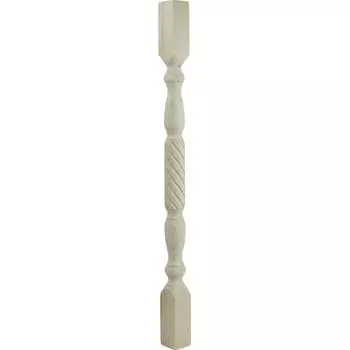 Балясина сращенная хвоя сорт Экстра витая 50x50x900 мм