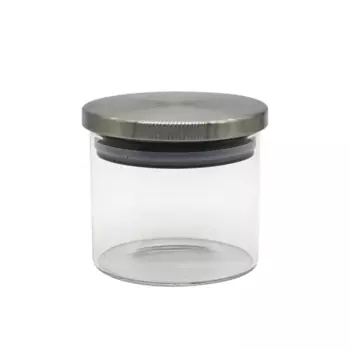 Банка Delinia 0.4 л стекло/сталь цвет прозрачный