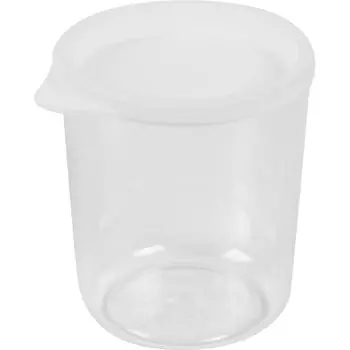 Банка для сыпучих продуктов 0.3 л пластик цвет белый