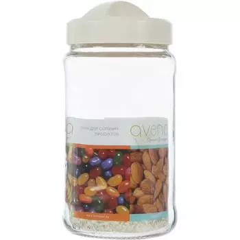 Банка для сыпучих продуктов Avena MIO 1.58 л стекло