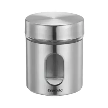 Банка для сыпучих продуктов Esprado Iron 350 мл стекло серый