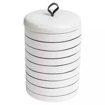 Банка для сыпучих продуктов Vidage 0.8 л бамбук цвет белый