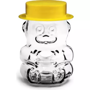 Банка Мишка с крышкой-шляпкой ТО-58 v0.295 л