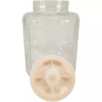 Банка с крышкой 12 л цвет прозрачный