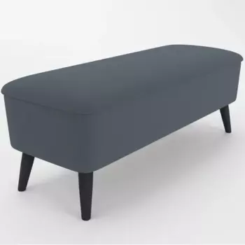 Банкетка полиэстер Seasons Гарда Camaro 18 серый 112x43 см