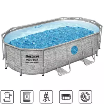 Бассейн каркасный Bestway 56714 BW 427x250x100 см 7250 л
