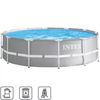 Бассейн каркасный круглый Intex Prism 26716NP 366x366x99 см 8600 л