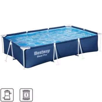 Бассейн каркасный прямоугольный Bestway 56411 BW 300x201x66 см