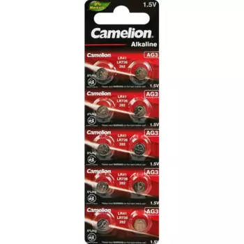 Батарейка Camelion алкалиновая Mercury Free G 3 BL-10 LR41 10 шт.