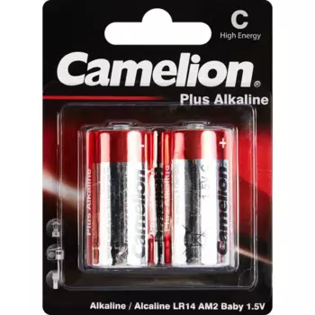 Батарейка Camelion Plus Alkaline LR14-BP2 алкалиновая LR14 C 2 шт.
