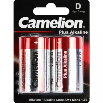 Батарейка Camelion Plus Alkaline LR20-BP2 алкалиновая LR20 D 2 шт.
