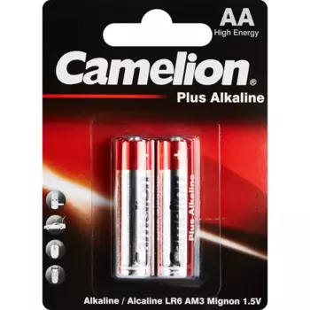 Батарейка Camelion Plus Alkaline LR6-BP2 алкалиновая LR6 AA 2 шт.