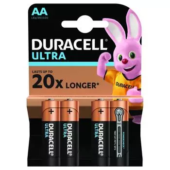 Батарейка алкалиновая Duracell Ultra AA/LR6 4 шт