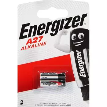 Батарейка алкалиновая Energizer FSB2, A27, 2 шт.