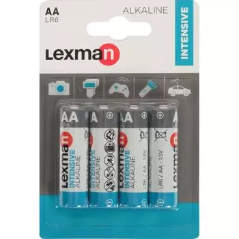 Батарейка алкалиновая Lexman AA 4 шт.