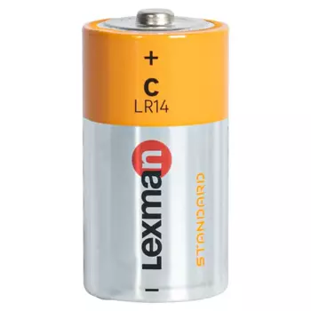 Батарейка алкалиновая Lexman C/LR14 2 шт.