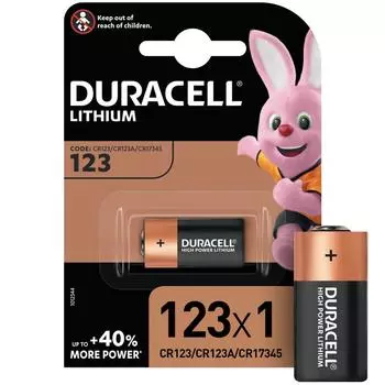 Батарейка литиевая Duracell CR123 ultra