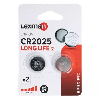 Батарейка литиевая Lexman CR2025 2 шт.