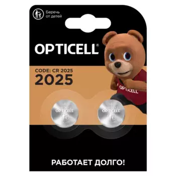 Батарейка Opticell Specialty литиевая CR2025 2 шт.