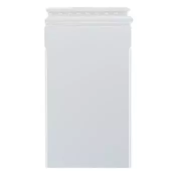 База к пилястре полиуретан Decomaster DK-82222 белая 2.8 см