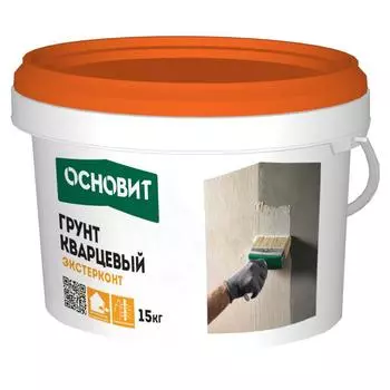 Белый кварцевый грунт Экстерконт LP54 W 15 л