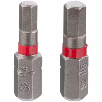 Бита Elitech 1820.153700 HEX4x25 мм, 2 шт.