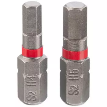 Бита Elitech 1820.153800 HEX5x25 мм, 2 шт.