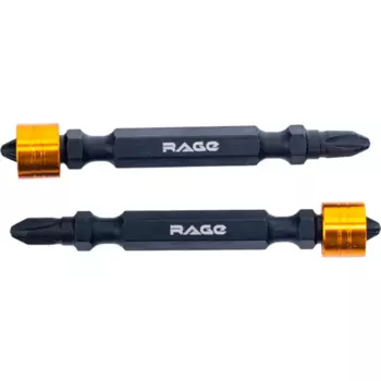 Бита двусторонняя с ограничителем магнитная Rage 554233 PH2x65 мм, 2 шт.