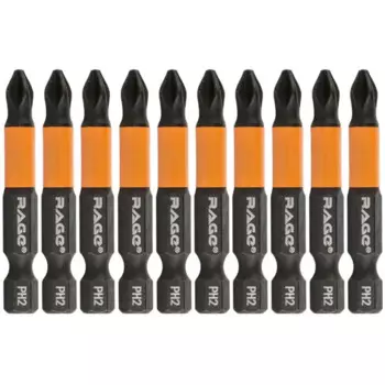 Бита магнитная Rage 554155 PH2x50 мм, 10 шт.