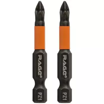 Бита магнитная Rage 554158 PZ1x50 мм, 2 шт.