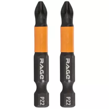 Бита магнитная Rage 554161 PZ2x50 мм, 2 шт.