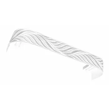 Бленда Domlegrand Феникс пластик цвет белое серебро 7 м